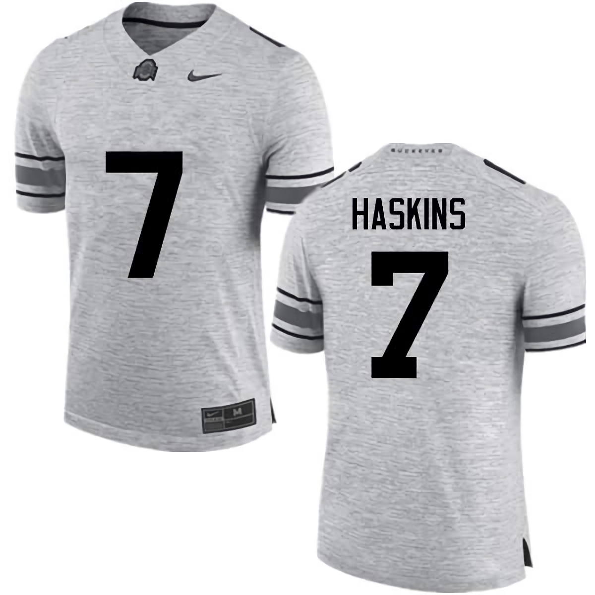 Dwayne Haskins Ohio State Buckeyes Men's NCAA #7 Nike Gray College Stitched Football Jersey KZW5256MI